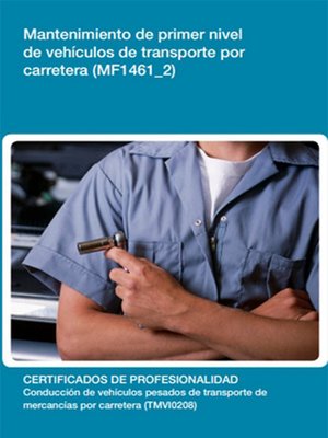 cover image of MF1461_2--Mantenimiento de primer nivel de vehículos de transporte por carretera